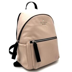 Kate Spade Chelsea Medium Backpack Tan/Black (NWT)